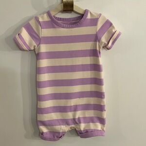 Cat & Jack Lavender and Cream Striped Bodysuit